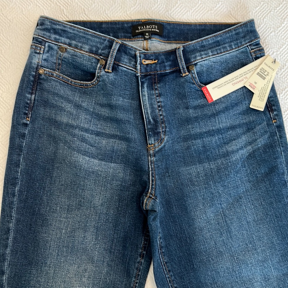 Size 10 Talbots Capri Jeans New with Tags
